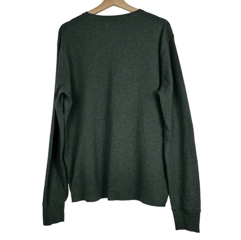 J. Crew Knit Goods Double-Knit Henley